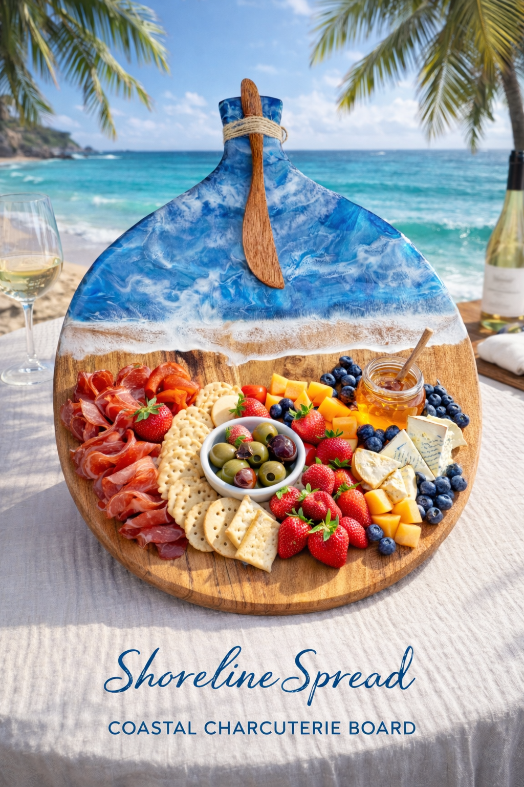 Shoreline Spread Coastal Charcuterie Board