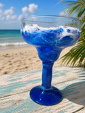 Tide Swirl Margarita Glass